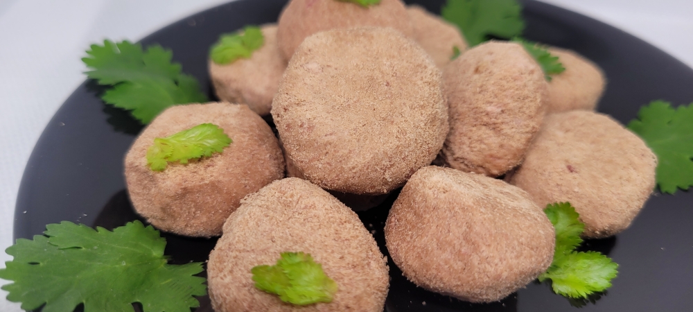 像一顆球一樣好吃也可以當球玩